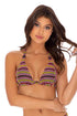 Luli Fama Jungle Glow TRIANGLE HALTER TOP